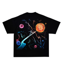 Load image into Gallery viewer, Black Silver Surfer Heavyweight T shirt